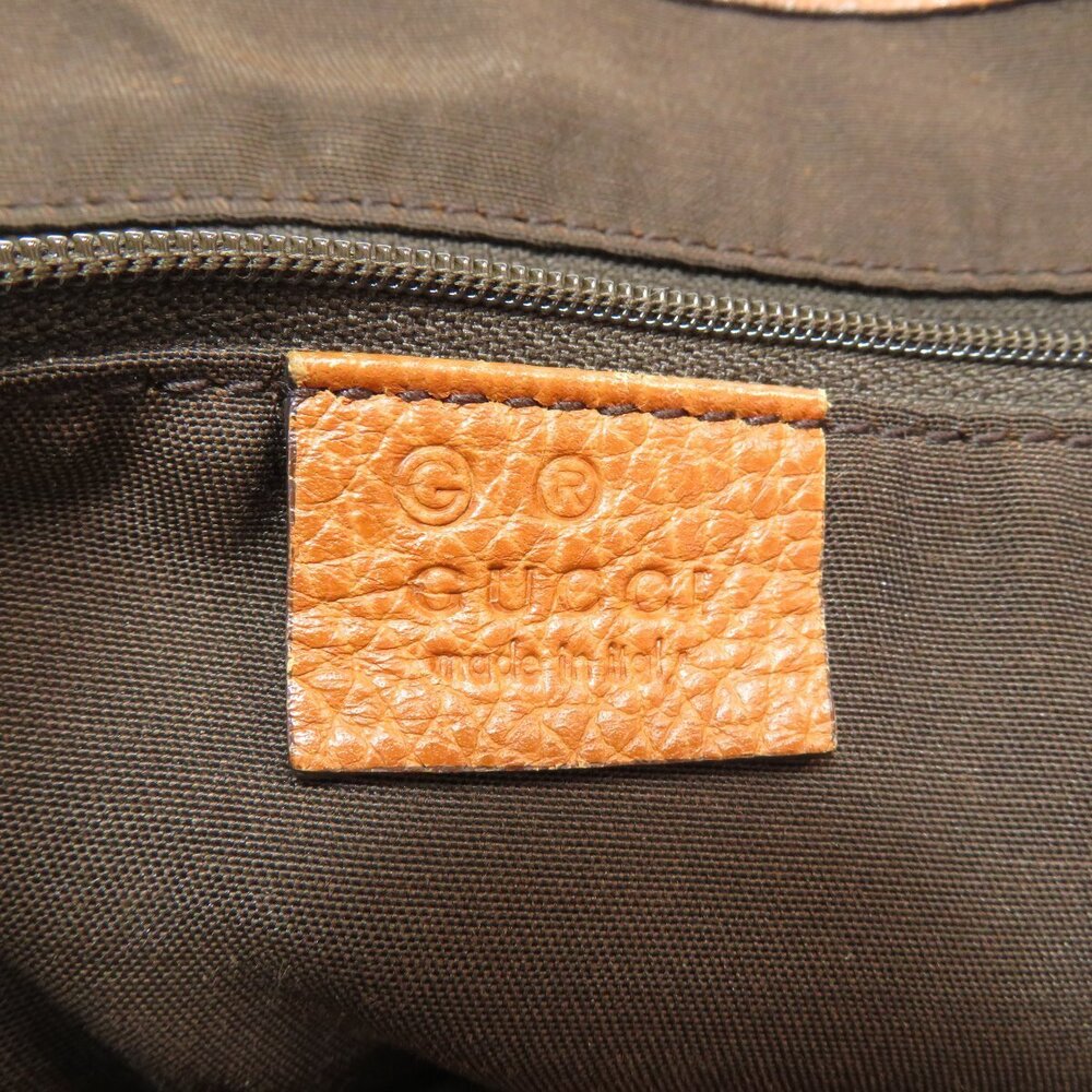 Gucci Motif Leather Bag Tote - Picture 6 of 11